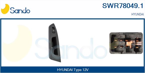 Interruttore, alzacristallo SANDO SWR78049.1