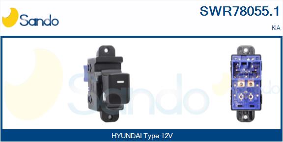 Interruttore, alzacristallo SANDO SWR78055.1