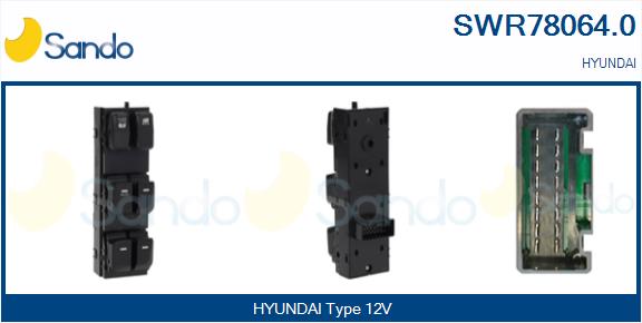 Interruttore, alzacristallo SANDO SWR78064.0