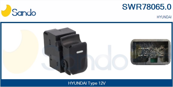 Interruttore, alzacristallo SANDO SWR78065.0