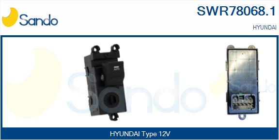 Interruttore, alzacristallo SANDO SWR78068.1