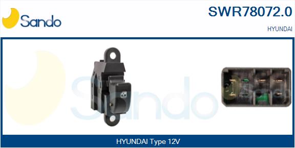 Interruttore, alzacristallo SANDO SWR78072.0