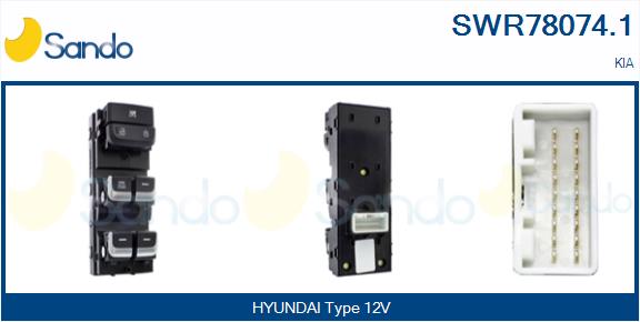 Interruttore, alzacristallo SANDO SWR78074.1