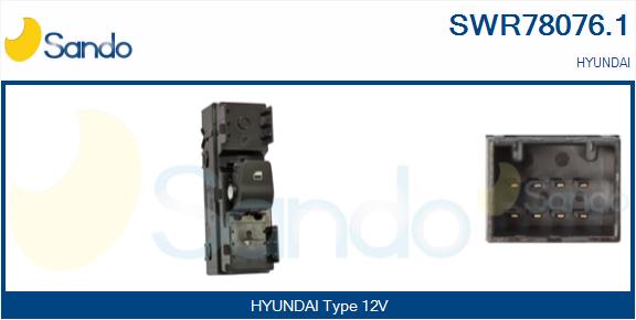 Interruttore, alzacristallo SANDO SWR78076.1