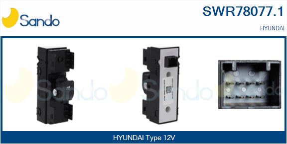 Interruttore, alzacristallo SANDO SWR78077.1