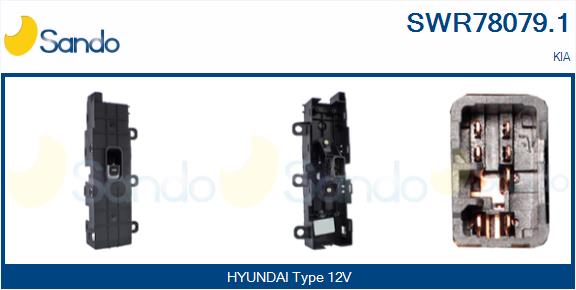 Interruttore, alzacristallo SANDO SWR78079.1