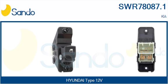 Interruttore, alzacristallo SANDO SWR78087.1