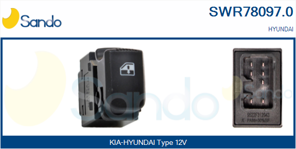 Interruttore, alzacristallo SANDO SWR78097.0