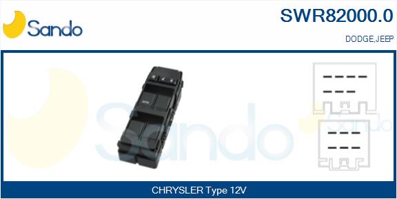 Interruttore, alzacristallo SANDO SWR82000.0