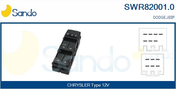 Interruttore, alzacristallo SANDO SWR82001.0