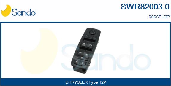 Interruttore, alzacristallo SANDO SWR82003.0