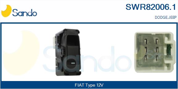 Interruttore, alzacristallo SANDO SWR82006.1