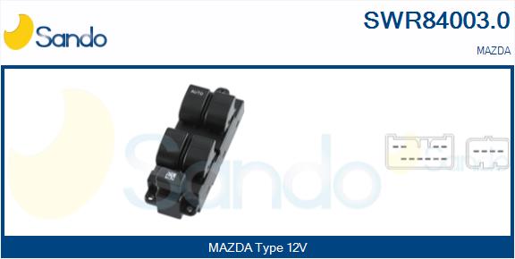 Interruttore, alzacristallo SANDO SWR84003.0