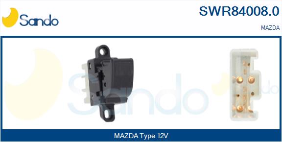 Interruttore, alzacristallo SANDO SWR84008.0