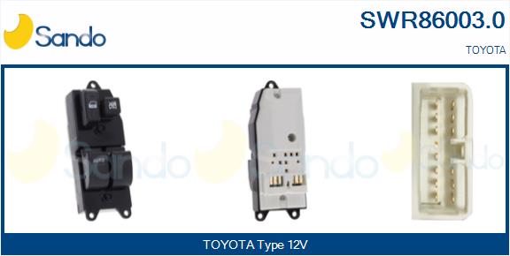 Interruttore, alzacristallo SANDO SWR86003.0