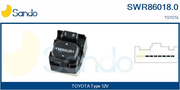 Interruttore, alzacristallo SANDO SWR86018.0