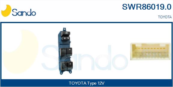 Interruttore, alzacristallo SANDO SWR86019.0