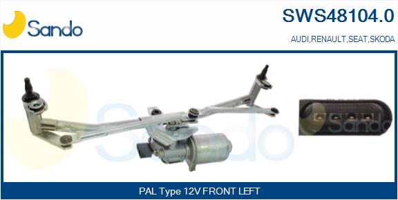 Dispositivo lavavetri SANDO SWS48104.0