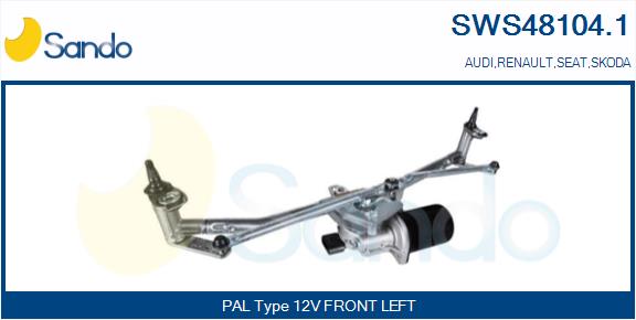 Dispositivo lavavetri SANDO SWS48104.1