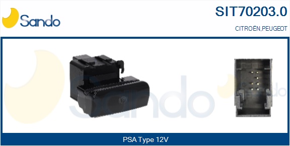 Interruttore, attivazione freno stazionamento SANDO SIT70203.0