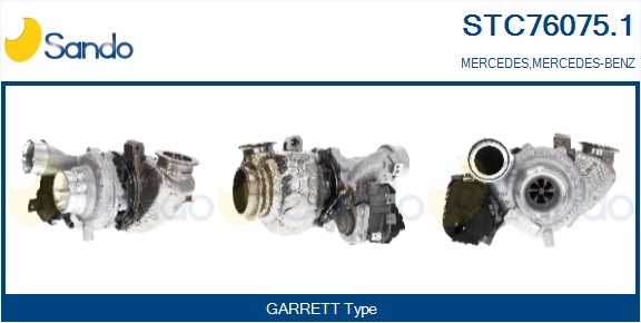 Turbocompressore, sovralimentazione SANDO STC76075.1
