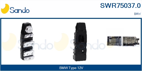 Interruttore, alzacristallo SANDO SWR75037.0