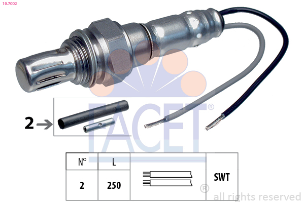 Sonda lambda FACET 10.7002