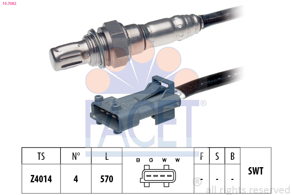 Sonda lambda FACET 10.7082