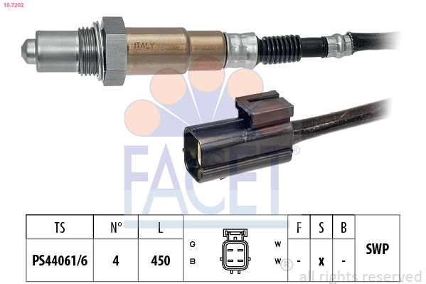 Sonda lambda FACET 10.7202