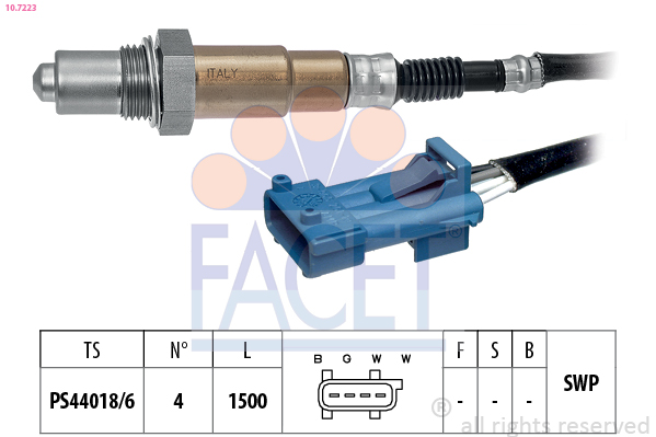 Sonda lambda FACET 10.7223