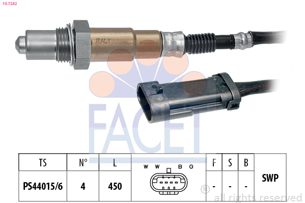 Sonda lambda FACET 10.7282