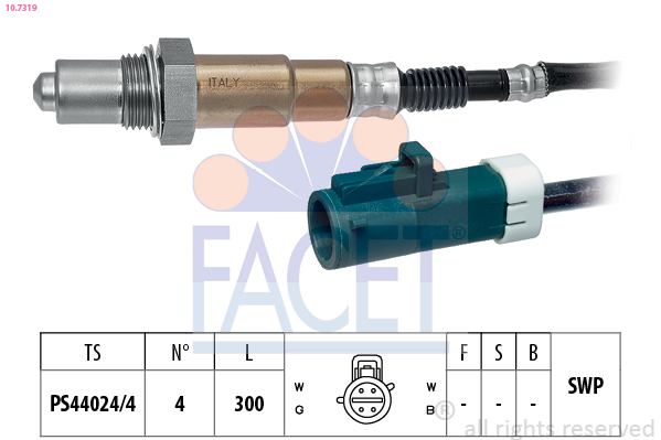 Sonda lambda FACET 10.7319