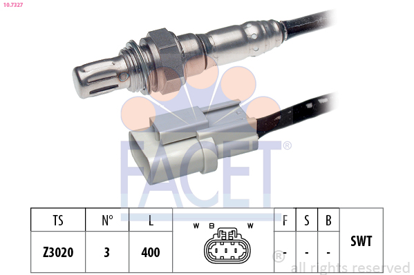 Sonda lambda FACET 10.7327