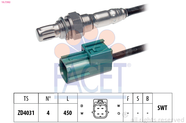 Sonda lambda FACET 10.7392