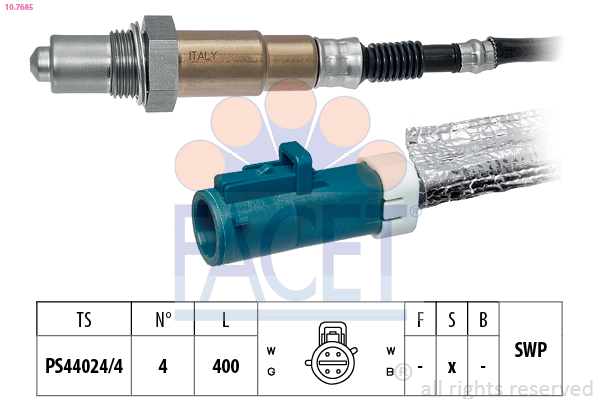 Sonda lambda FACET 10.7685