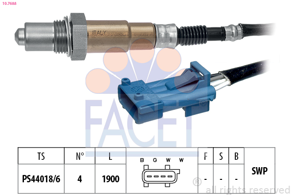 Sonda lambda FACET 10.7688