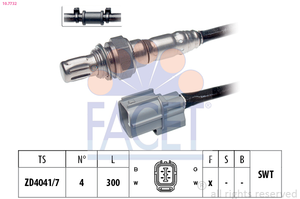 Sonda lambda FACET 10.7732