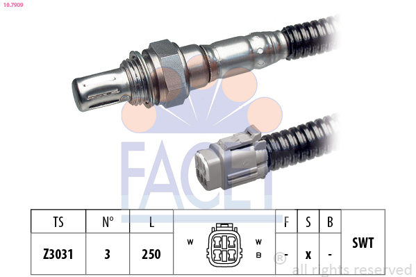 Sonda lambda FACET 10.7909