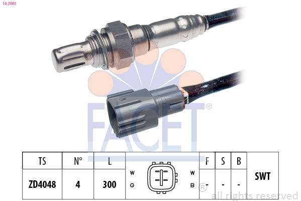 Sonda lambda FACET 10.7961