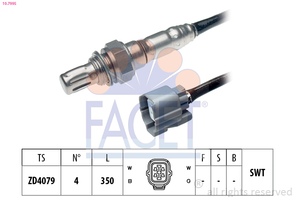 Sonda lambda FACET 10.7995