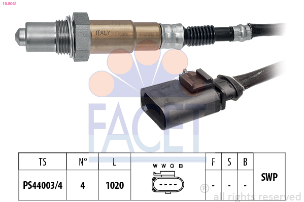 Sonda lambda FACET 10.8041