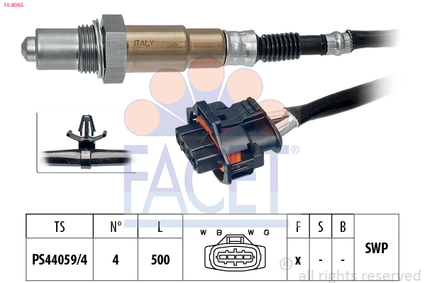Sonda lambda FACET 10.8065