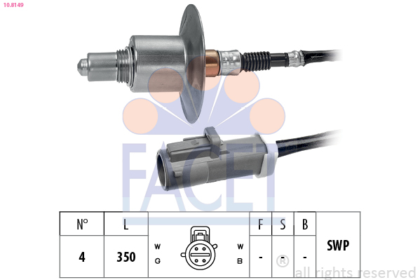 Sonda lambda FACET 10.8149