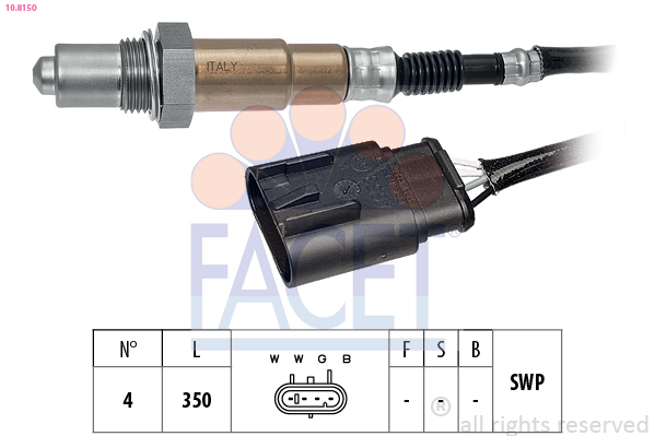 Sonda lambda FACET 10.8150