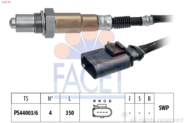 Sonda lambda FACET 10.8176