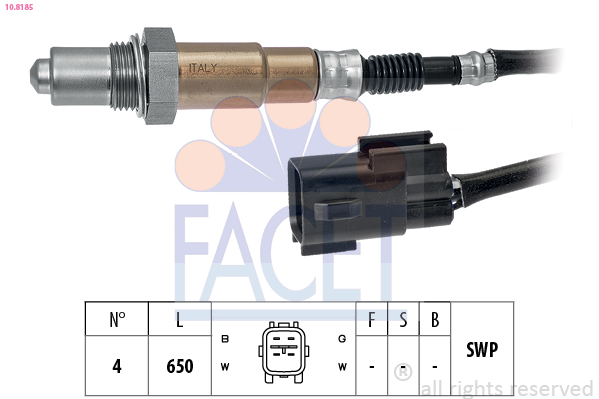 Sonda lambda FACET 10.8185