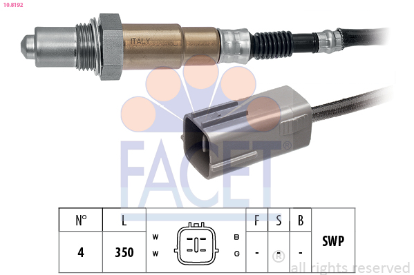 Sonda lambda FACET 10.8192