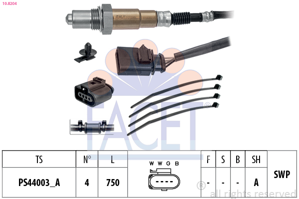 Sonda lambda FACET 10.8204