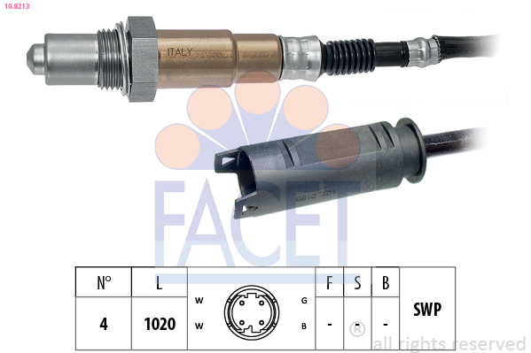 Sonda lambda FACET 10.8213
