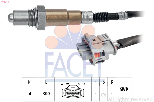 Sonda lambda FACET 10.8214